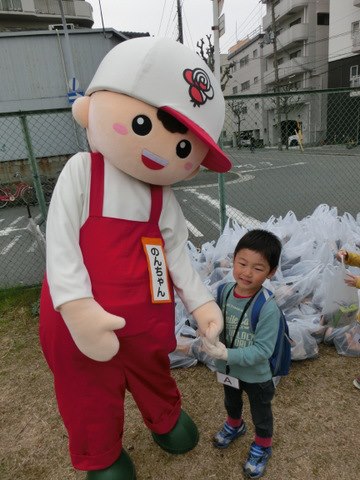 北区のキャラ「のんちゃん」も大人気！